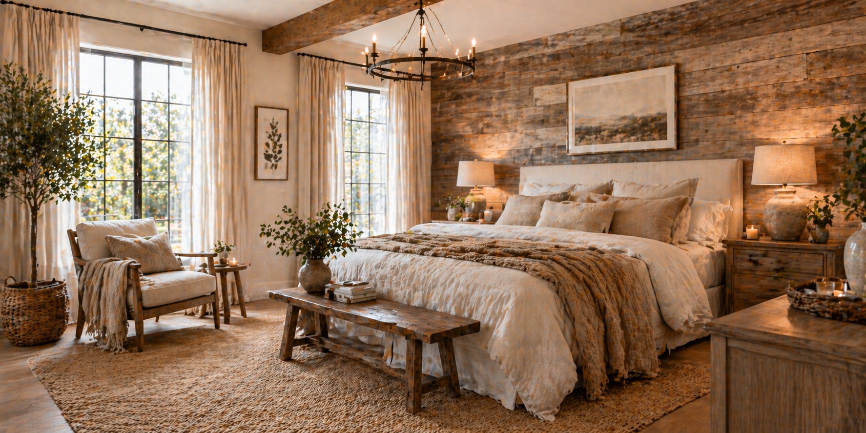 Create an eye-catching, modern-looking HD-quality website photo for a home decor marketing website. The landscape aspect ratio: Height 600px, width 1200px, horizontal, photo theme will be according to the post concept. Generate attractive website images. Try modern looks and styles every time to make a difference in my web photos. Use a zoomed-out view of photos. bright light. I need photos, not illustrations. Always use a zoomed-out view of the photo. Generate a unique-looking web photo on the concept of -