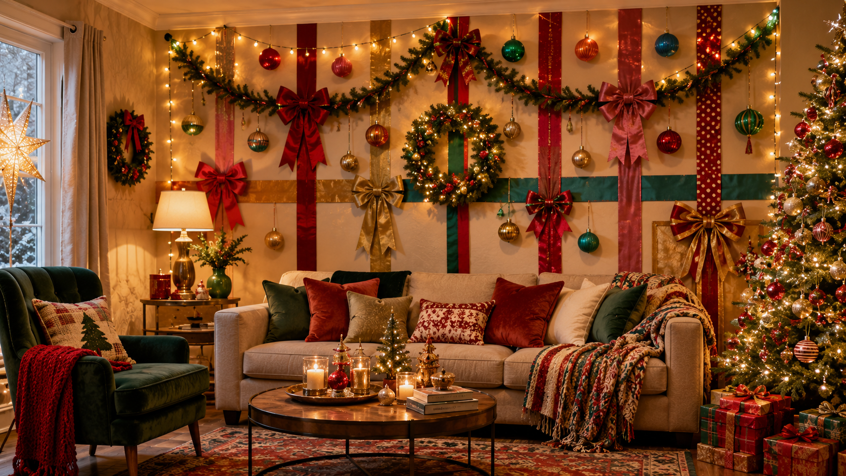 seasonal-console-decor-setup