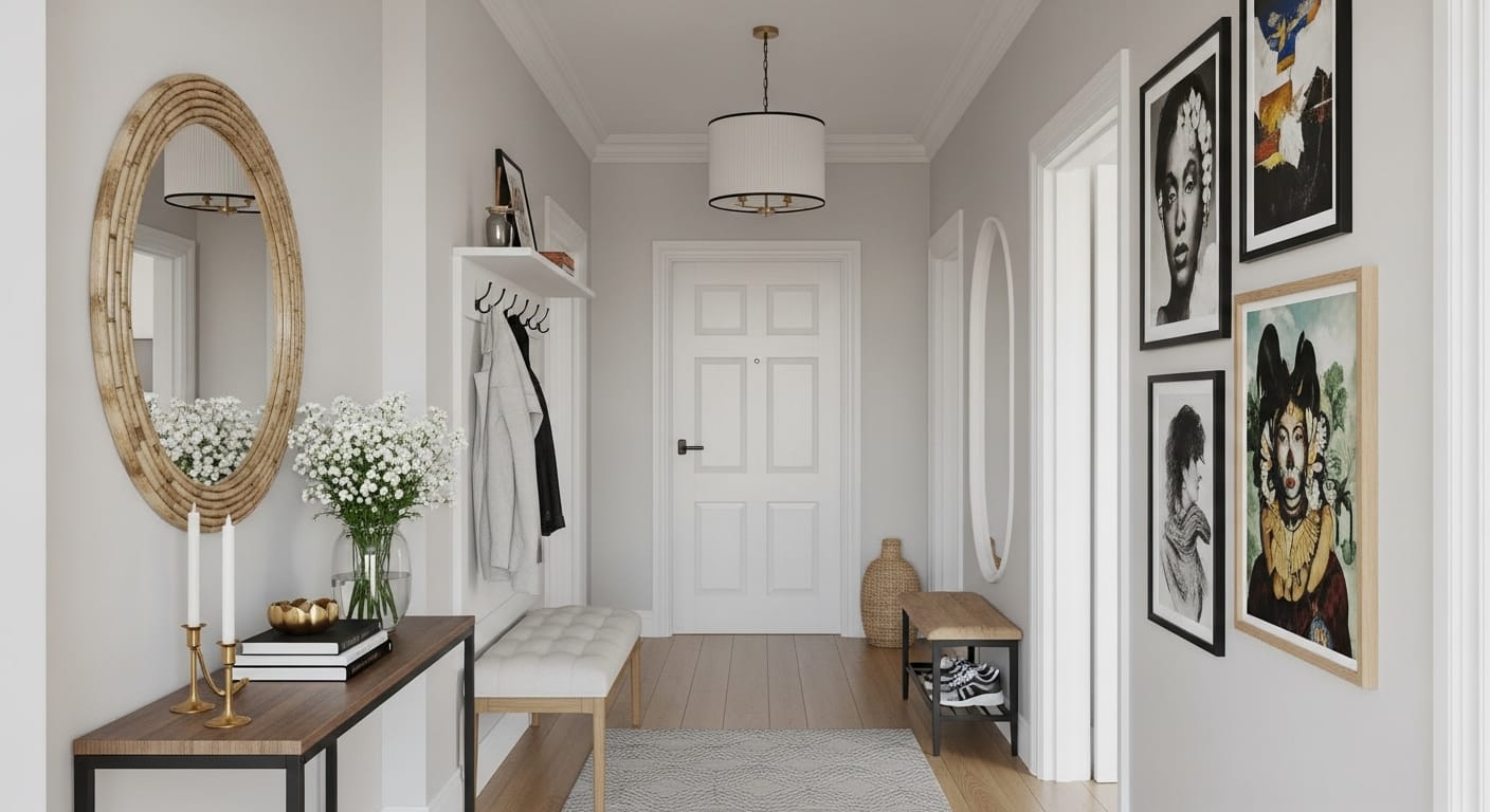 seasonal-console-decor-setup